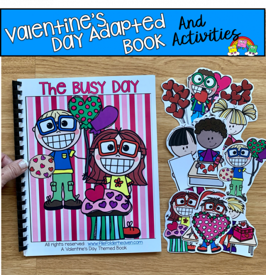 Valentine\'s Day Adapted Book And Activities