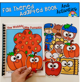 "The Wobbly Little Pumpkin" Prepositions Adapted Book