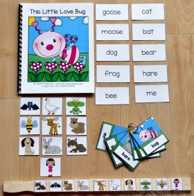 This Little Love Bug Adapted Book and Vocabulary Activities