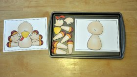 Build a Turkey Cookie Sheet Activity