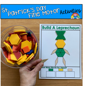 St. Patrick's Day Themed Fine Motor Activities