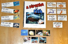 Fish Adapted Book--A Piranha is a Fish
