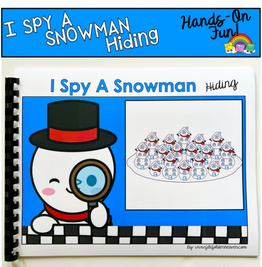 Snowman Visual Discrimination Activity