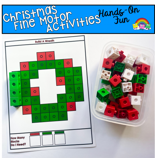 Christmas Snap Cubes Activities