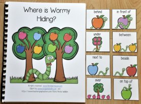 "Where is Wormy Hiding?" Adapted Book