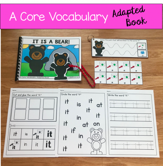 \"It Is A Bear!\" (Working With Core Vocabulary)