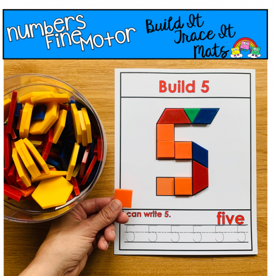 Numbers Fine Motor Activities