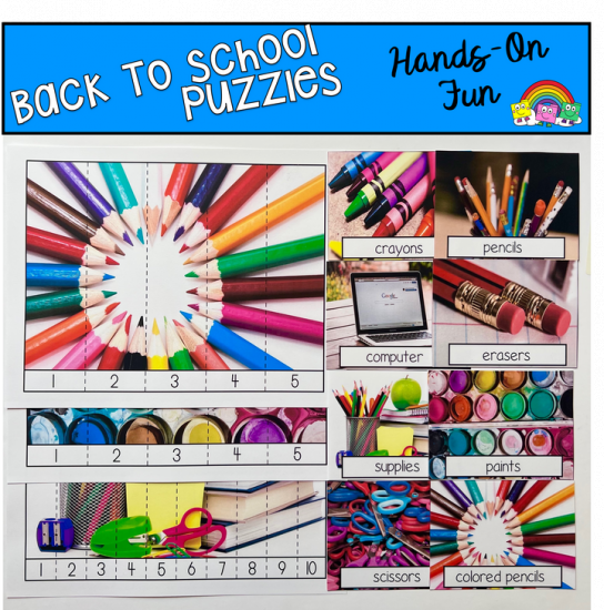 Back To School Puzzles (With Real Photos)