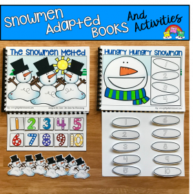 Snowmen Counting Adapted Books