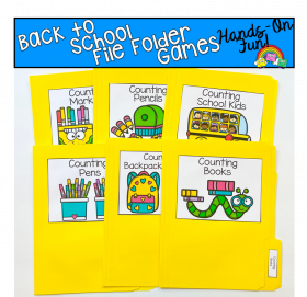 Back To School File Folder Games