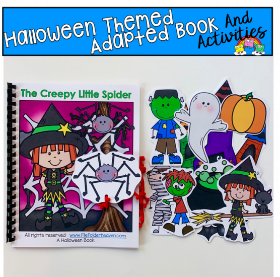 \"The Creepy Little Spider\" Prepositions Adapted Book