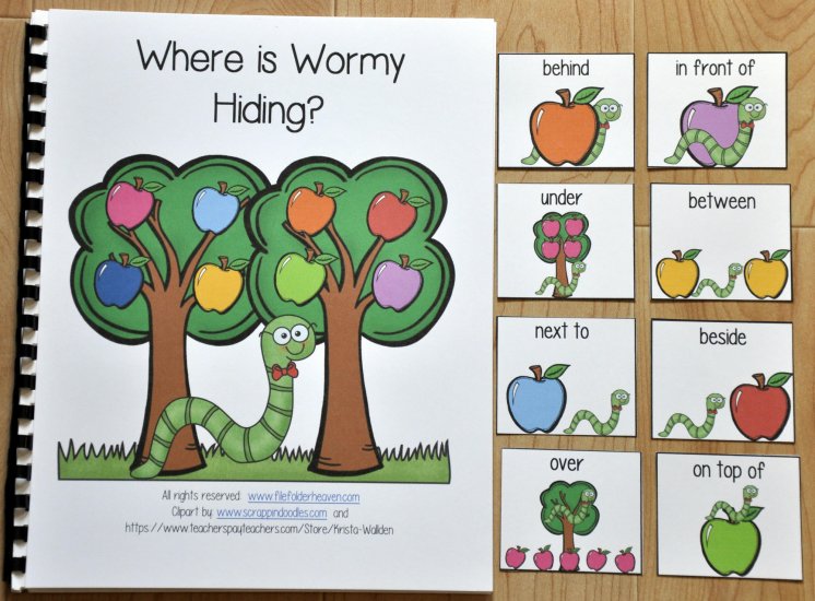 \"Where is Wormy Hiding?\" Adapted Book