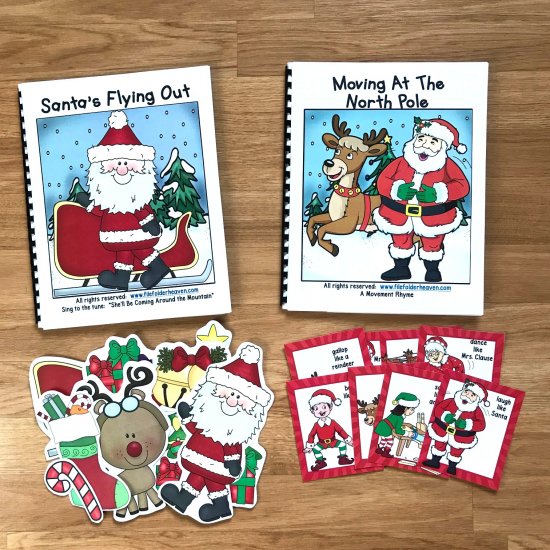 \"Santa\'s Flying Out\" Adapted Song Book and Movement Book