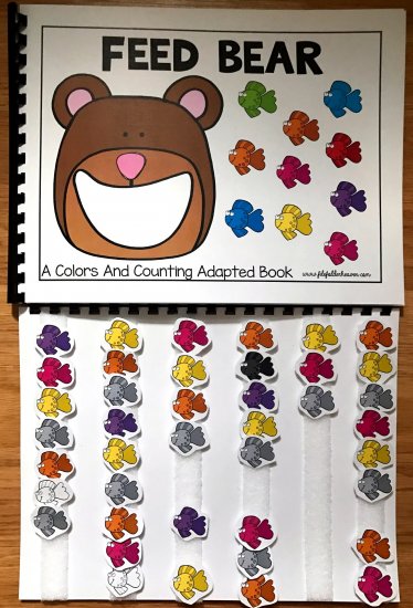 Feed Bear: A Colors and Counting Adapted Book - Click Image to Close