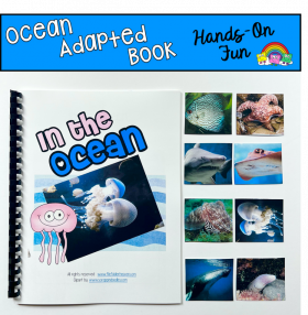 In the Ocean Adapted Book (w/Real Photos)