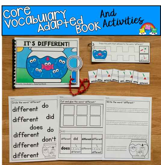 \"It\'s Different!\" (Working With Core Vocabulary)