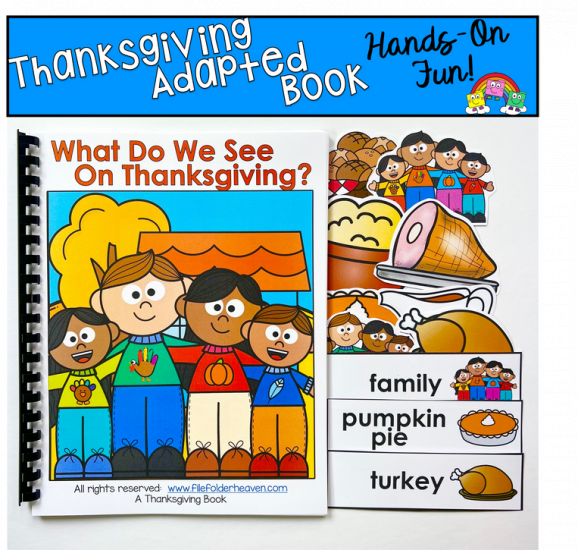 Thanksgiving Adapted Book: What Do We See On Thanksgiving?
