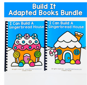 I Can Build A Gingerbread House Adapted Books Mini-Bundle
