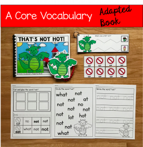 "That's Not Hot!" (Working With Core Vocabulary)