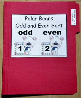 Polar Bears: Odd and Even Numbers Sort