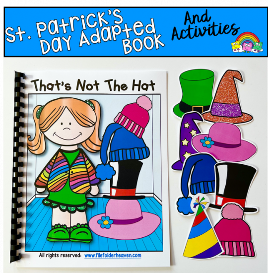 St. Patrick\'s Day Adapted Book and Vocabulary Activities
