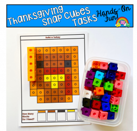 Thanksgiving Snap Cubes Activities