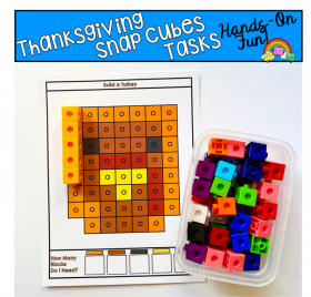 Thanksgiving Snap Cubes Activities