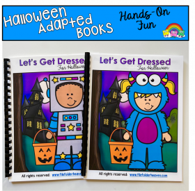 Halloween Adapted Books: Let's Get Dressed For Halloween