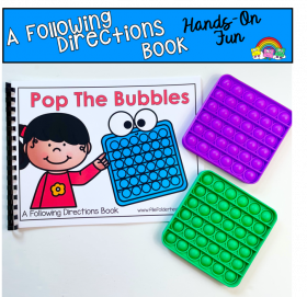 Back To School Freebie: Bubble Pop Fidget Book