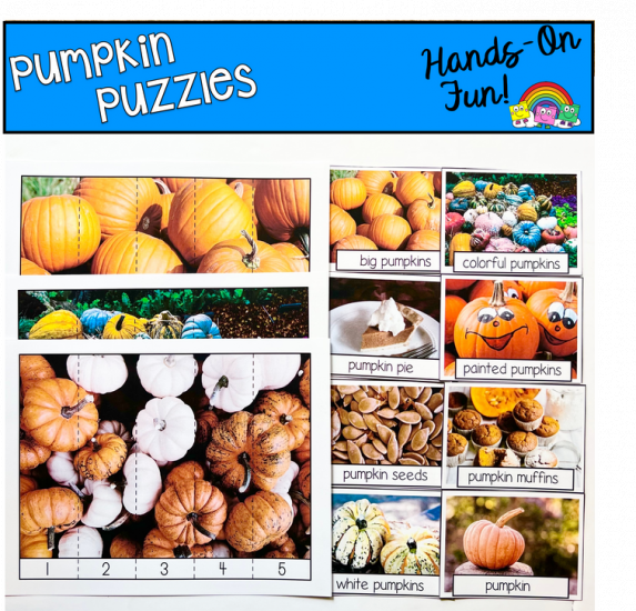 Pumpkin Puzzles (With Real Photos)