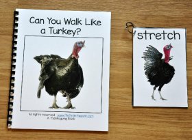 Turkey Themed Movement and Imitation Activity