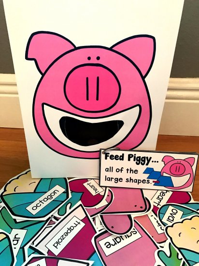 Sensory Bin Activities: Feed Piggy Activities