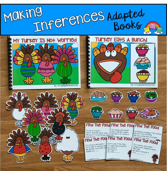 Thanksgiving Making Inferences Adapted Books