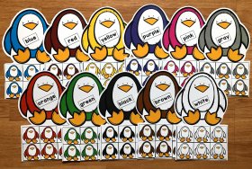 Penguin Color Sorting Mats