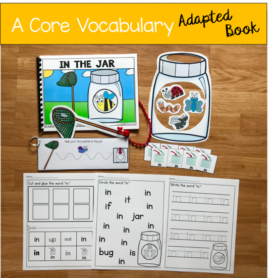 \"In the Jar\" (Working With Core Vocabulary)