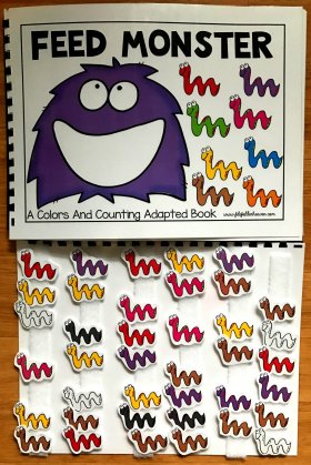 Feed Monster: A Colors and Counting Adapted Book