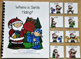 "Where is Santa Hiding?" Adapted Book