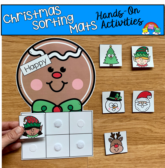 Christmas Emotions Sorting Mats (Set 2)