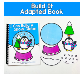 Build It Adapted Book: I Can Build A Snow Globe