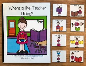"Where is the Teacher Hiding?" Back to School Adapted Book