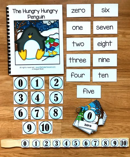 The Hungry Hungry Penguin Adapted Book and Vocabulary Activities