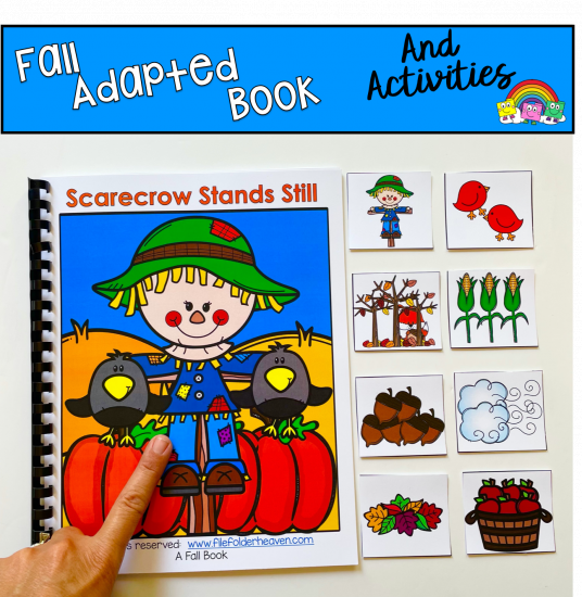 Fall Adapted Book And Activities: \"Scarecrow Stands Still\"