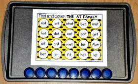Word Families: Find and Cover Activities