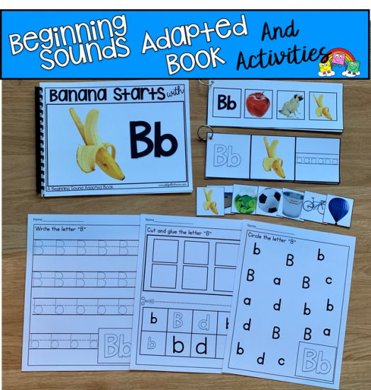 \"Banana Starts With B\" (Beginning Sounds Book And Activities)