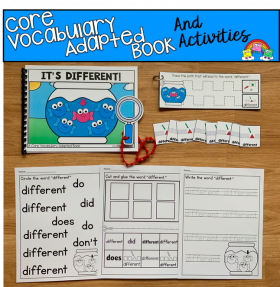 "It's Different!" (Working With Core Vocabulary)