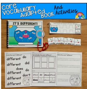 "It's Different!" (Working With Core Vocabulary)