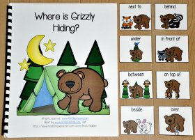 "Where is Grizzly Hiding?" Adapted Book