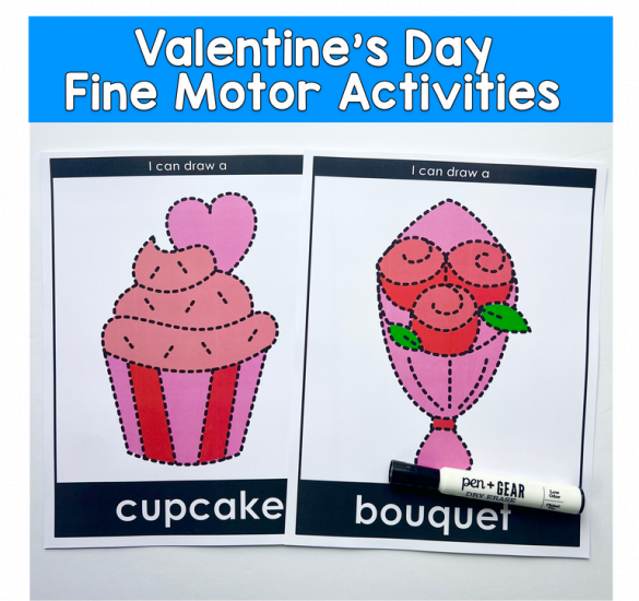 Valentine\'s Day Tracing Activities