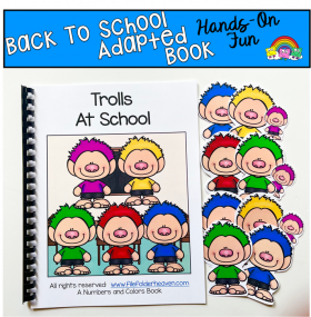 "Trolls At School" Adapted Book