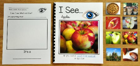 "I See" Apples Adapted Book (w/Real Photos)